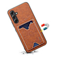 Pikkukuva 4 / 5: DENIOR Samsung Galaxy A34 5G PU-nahkapäällysteinen TPU-kotelo, jossa on jalusta ja korttipidike, takakuori Multicolor Style A