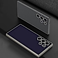 Pikkukuva 4 / 5: GKK Samsung Galaxy S24 Ultra -kotelo nahka+PC+TPU mattapintainen puhelinkuori Multicolor Titanium Black
