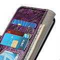 Miniatyrbillede 5 af 5: Til Huawei Mate 60 Retro Crazy Horse Tekstur PU Læder Shell Wallet Stand Telefon Cover Multicolor Style D