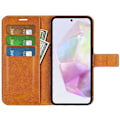 Miniatyrbild 2 av 5: Ställfodral för Samsung Galaxy A36 5G, reptåligt mobilskal i kalvtexturerat läder Multicolor Style C