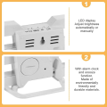 Miniatyrbild 4 av 5: Uppgraderad digital väckarklocka, 4,3-tums LED-skärm med temperatur Större Lound Light Control Portable Style2