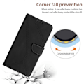 Miniatyrbillede 4 af 5: Til Samsung Galaxy A05 4G Etui PU Læder Præget Linje Telefon Stand Cover Multicolor Style C