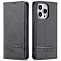 Miniatyrbilde 1 av 5: AZNS PU-lommebokdeksel med stativ for iPhone 15 Pro Max, beskyttende etui i PU-lær Multicolor Style F