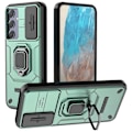 Pikkukuva 1 / 5: Samsung Galaxy M35 5G -kotelo PC+TPU-jalustalla ja linssinsuojuksella Multicolor Style B