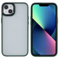 Miniatyrbilde 1 av 5: For iPhone 15 Plus Fallbestandig TPU+akryl Telefondeksel Hudvennlig Bakside Green