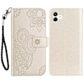 Miniatyrbillede 1 af 5: Til Samsung Galaxy A05 4G Etui Ugle Præget PU Læder Anti-drop Telefon Wallet Cover Multicolor Style D