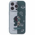 Miniatyrbild 1 av 5: Tpu phone case för Iphone 14 Pro, mönsterutskrift anti-scratch cover Style G
