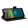 Miniatyrbillede 3 af 5: Anti-ridse Telefoncover til Nokia C110 Litchi Tekstur PU Læder Wallet Stand Cover Multicolor Style G