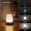 Miniatyrbillede 4 af 5: Sunrise Vækkeur Natlampe, Alarm & Snooze, 5 Farve Natlampe, Automatisk Farveskift, Natlampe Timer white