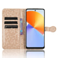 Miniatyrbillede 2 af 5: Til Infinix Note 30 Vip 5g Telefon Wallet Etui Dot Præget Stativ Pu Læder Cover Rose Gold