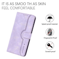 Miniatyrbillede 4 af 5: YX0030 PU Læder Wallet Case med Præget Stander Flip Telefon Cover til Samsung Galaxy S23 FE Multicolor Style E