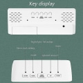 Miniatyrbillede 3 af 5: Farverigt Skrift Alarm Clock Sengelampe Stort Display Stor Skrift Soveværelse LED Alarm Clock, Elektronisk Bordur med Temperaturvisning