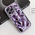 Pikkukuva 2 / 5: iPhone 15 Pro Max -kotelo, naarmuuntumaton, galvanoidulla meteoriittikuvioinnilla varustettu TPU-puhelinkuori Multicolor Style B