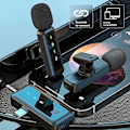 Miniatyrbild 3 av 5: H65 3-i-1 iP/Type C/3,5 mm 2,4G Trådlös Lavalier Mikrofon Brusreducerande Mikrofon, 1 Sändare + 1