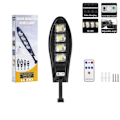 Miniatyrbild 11 av 11: LED Gatubelysning 60W - 168LED med PIR (infraröd rörelsesensor) inkl. fjärrkontroll - solcellsdrivet ljus -