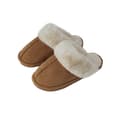 Tofflor – varma och mjuka (brun & beige) Brun