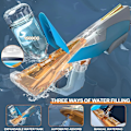 Miniatyrbild 3 av 10: Elektrisk Vattenpistol – SHARK MK – Automatisk Action med Stil Grå