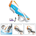 Miniatyrbild 8 av 10: Elektrisk Vattenpistol – SHARK MK – Automatisk Action med Stil Grå