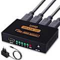 Miniatyrbillede 1 af 9: HDMI splitter 1 ind 4 ud, ét minut fire linjer 4k high definition display 3D TV computerskærm split screen