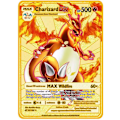 Miniatyrbilde 1 av 2: Charizard Vmax Metall Gullbelagt Kort, Charizard Vmax Dx Gx Metall Gullbelagt Kort Charizard DX