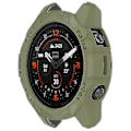 Miniatyrbild 2 av 3: TPU Klockfodral för Garmin Epix Pro 51mm/(gen 2) 51mm /fenix 7x Pro / 7x, Repskyddande Ihåligt Skydd Jungle Green