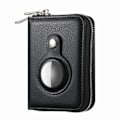 Pikkukuva 7 / 9: AirTag-korttikotelo, lompakko, vetoketju, RFID-esto, korttikotelo, musta Black
