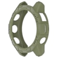 Miniatyrbild 3 av 3: TPU Klockfodral för Garmin Epix Pro 51mm/(gen 2) 51mm /fenix 7x Pro / 7x, Repskyddande Ihåligt Skydd Jungle Green