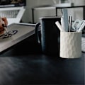 Pikkukuva 4 / 5: Pohjoismainen silikoninen vedenpitävä kynäteline työpöydälle, yksinkertainen ja moderni minimalistinen meikkiteline, monitoimiset toimistotarvikkeet (vaaleanharmaa)