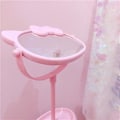 Miniatyrbillede 3 af 5: Bordsspejl, Kitty Cat Form - Kawaii & Vanity Makeup Spejl Til Dig I Badeværelset Eller Soveværelset - Pink, Fødselsdagsgave Til Hello Kitty Fans