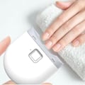 Miniatyrbild 2 av 5: Elektrisk Automatisk Nagelklippare Med Lampa, Nagelklippare Och Fil 2 I 1 Design, Förvaring För Nagelrester, USB Uppladdningsbar