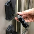 Miniatyrbillede 5 af 8: Nøgleorganisator Nøgleholder i læder Nøglering Sort sort
