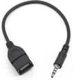 USB till Jack-adapter från USB 2.0 till 3,5 mm hane auxiliary stereo ljudjack (2 st)