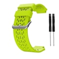 Pikkukuva 1 / 5: Pehmeä silikoninen vaihto-ranneke, rannekoru, hengittävä urheilukellon ranneke Garmin- Approach S4/s2 Vivoactive [LGL] Limenvihreä Lime