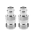 Typ N hona till BNC hona RF-kontakt koaxialadapter - 2 st