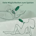 Miniatyrbillede 4 af 5: Klitoris sugevibrator til hende, tunge slikkende vibratorer brystvorte stimulator