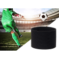 Miniatyrbillede 4 af 4: 3 stk. Kaptajn armbind - Justerbar leder armbind - Sportshold armbind til fodbold, basketball (sort)