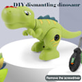 Miniatyrbillede 2 af 4: Dinosaur Legetøj Dino Legetøj Med Bor STEM DIY Uddannelsesmæssigt Legetøj Med Værktøjer Til Børn Green