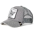 Miniatyrbillede 2 af 2: Sort Panter Mesh Cap til Voksne, Sommer Baseball Cap Trucker Cap W-WELLNGS Sølv Ræv - Grå Sølv Ræv - Grå Sølv Ræv - Grå Silver Fox- Grey