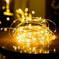 Miniatyrbillede 3 af 8: 2-pak 1m Mini LED-lyssnor Batteridrevet Varm Hvid