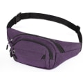 Miniatyrbild 1 av 4: Bumbag midjeväska för kvinnor och män, midjeväska för löpning och promenader, vattentät bumväska crossbody justerbar Purple