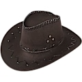 Miniatyrbild 1 av 3: Hatt keps gräsmark unisex solskydd hatt mongolisk cowboy vuxen baseboll kepsar hatt för kvinnor läder outback hatt(mörk kaffe)