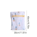 Miniatyrbilde 7 av 8: Mesh Net Vaskeriposer Anti-deformasjon Underklær Vask Toilettveske Glidelås for Vaskemaskin Sylindrisk Veske Cylindrical Bag