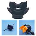 Pikkukuva 3 / 5: 1/2/3/5 sukellusregulaattori ja snorkkeli suukappale musta 5.1x5cm 1 sarja Black 5.1x5cm 1Set