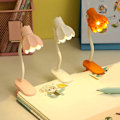 Miniatyrbilde 5 av 5: Skrivebordslampe, 360 graders rotasjon, klips-på-lampe, bærbar leselampe, klemme på skrivebord/bord/køyeseng/skap, hjemmebelysning Black C