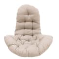 Hängande Äggstol Tjock Sittdyna Gungstol Kudde, Beige