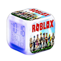 Miniatyrbild 2 av 2: Roblox Print Digital Väckarklocka 7 Färgväxlande Spelnattlampa LED-Display Sängbordsklocka Ornament Heminredning Barnleksak Presenter B