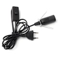 Miniatyrbilde 4 av 5: Kabel med bryter for saltlampe - 1,8 m - Sokkel for saltlampe