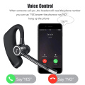 Miniatyrbild 2 av 5: V8S Trådlöst headset Handsfree-hörlurar för både höger och vänster öra för Android IOS-telefoner Trådlösa brusreducerande hörlurar