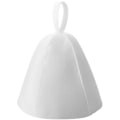 Miniatyrbild 2 av 5: Anti-värme bastu mössa tjock ull filt duschmössa hår turban snabb torkande handduk handduk hattar bastu badrumstillbehör grå