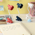 Miniatyrbilde 3 av 5: Skrivebordslampe, 360 graders rotasjon, klips-på-lampe, bærbar leselampe, klemme på skrivebord/bord/køyeseng/skap, hjemmebelysning White C
